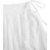 imageVerdusa Womens Renaissance Skirt High Waist Asymmetrical Hem Flowy Tierd Layer Fairy Gothic SkirtsWhite