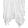 imageVerdusa Womens Renaissance Skirt High Waist Asymmetrical Hem Flowy Tierd Layer Fairy Gothic SkirtsWhite