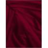 imageVerdusa Womens Ruched Ruffle Trim Asymmetrical Bodycon Mini Mesh SkirtBurgundy