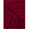 imageVerdusa Womens Ruched Ruffle Trim Asymmetrical Bodycon Mini Mesh SkirtBurgundy
