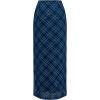 imageVerdusa Womens Plaid Skirt Y2k Mesh Overlay Midi Skirt Long Flowy Grunge SkirtBlue