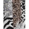 imageVerdusa Mens Leopard Zebra Print Short Sleeve Button Down Shirt TopWhite Leopard