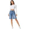 imageVerdusa Womens Basic Long Sleeve Crew Neck Fitted Crop Top Tee ShirtWhite