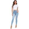 imageVerdusa Womens Casual Basic Cap Sleeve Slim Fitted Round Neck Crop Tee TopWhite