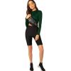 imageVerdusa Womens Casual Slim Fitted Basic Long Sleeve Solid Crop Tee TopDark Green