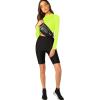 imageVerdusa Womens Casual Slim Fitted Basic Long Sleeve Solid Crop Tee TopNeon Green
