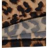 imageVerdusa Womens Cheetah Print Top Leopard Print Tops Mesh Y2k Mock Neck Long Sleeve Fitted T ShirtLeopard Brown