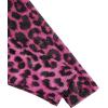 imageVerdusa Womens Cheetah Print Top Leopard Print Tops Mesh Y2k Mock Neck Long Sleeve Fitted T ShirtRed and Black