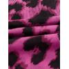 imageVerdusa Womens Cheetah Print Top Leopard Print Tops Mesh Y2k Mock Neck Long Sleeve Fitted T ShirtRed and Black
