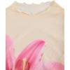 imageVerdusa Womens Y2K Long Sleeve Tops Goth Mesh Mock Neck Bell Sleeve Crop TopsApricot