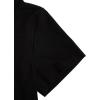 imageVerdusa Womens Y2K Tops Letter Print Short Sleeve Round Neck Tee T ShirtBlack Brown