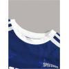 imageVerdusa Womens Y2K Tops Letter Print Short Sleeve Round Neck Tee T ShirtBlue