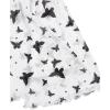 imageVerdusa Womens 70s Off The Shoulder Renaissance Tops Bell Flared Sleeve Floral Fairycore Mesh Crop TopsBlack and White