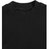 imageVerdusa Womens Business Casual Tops Mock Neck Short Sleeve Knit Basic Tees Work Ofiice OutfitsSolid Black