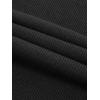 imageVerdusa Womens Business Casual Tops Mock Neck Short Sleeve Knit Basic Tees Work Ofiice OutfitsSolid Black