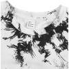 imageVerdusa Womens Casual Short Sleeve Tie Dye Tee1 Blackwhite