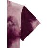 imageVerdusa Womens Casual Short Sleeve Tie Dye TeePurple Orange