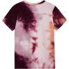 imageVerdusa Womens Casual Short Sleeve Tie Dye TeePurple Orange