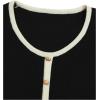 imageVerdusa Womens Cropped Sweater Old Money Clothes Short Sleeve Button Up Fall Trendy Lightweight Knit TopBlack