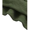 imageVerdusa Womens Long Sleeve Drop Shoulder Drawstring Crop Hoodie SweatshirtArmy Green
