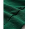 imageVerdusa Womens Long Sleeve Drop Shoulder Drawstring Crop Hoodie SweatshirtDark Green