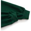 imageVerdusa Womens Long Sleeve Drop Shoulder Drawstring Crop Hoodie SweatshirtDark Green