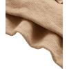 imageVerdusa Womens Long Sleeve Drop Shoulder Drawstring Crop Hoodie SweatshirtKhaki