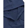 imageVerdusa Womens Long Sleeve Drop Shoulder Drawstring Crop Hoodie SweatshirtNavy Blue