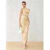 imageVerdusa Two Piece Sets For Women Going Out Tops and Bodycon Maxi Skirt Set Vacation OutfitsApricot