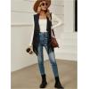 imageVerdusa Womens Fringe Vest 70s Hippie Sleeveless Western Faux Suede Cardigan OuterwearBlack