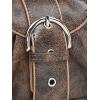 imageVerdusa Womens Pleated Hobo Shoulder Bags Metallic PU Leather Clutch HandbagBrown