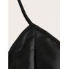 imageVerdusa Womens Y2K PU Leather Backless Criss Cross Tie Sleeveless Halter Crop TopBlack