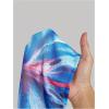 imageVerdusa Womens Y2K Tie Dye Floral Backless Summer Top Cowgirl Western Bandana TopsWhite and Blue