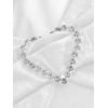 imageVerdusa Womens Y2K Tops Heart Rhinestone Backless Ruched Cami Asymmetrical Split Crop Halter TopSilver
