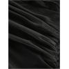 imageVerdusa Womens Y2k Off Shoulder Tops Tie Dye Mesh Long Flared Sleeve Ruched Crop Shirt TopBlack Pink