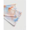 imageVerdusa Womens Y2k Off Shoulder Tops Tie Dye Mesh Long Flared Sleeve Ruched Crop Shirt TopKhaki