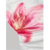 imageVerdusa Womens Y2k Off Shoulder Tops Tie Dye Mesh Long Flared Sleeve Ruched Crop Shirt TopWhite