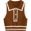 Brown and White