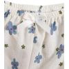 imageVerdusa Womens 2 Piece Pajama Set Matching Pjs Sets Cute Printed Sleepwear Button Up Shirt with Lounge Shorts SetBlue and White
