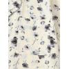 imageVerdusa Womens 2 Piece Pajama Set Matching Pjs Sets Cute Printed Sleepwear Button Up Shirt with Lounge Shorts SetFloral Apricot Black