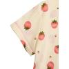 imageVerdusa Womens 2 Piece Pajama Set Matching Pjs Sets Cute Printed Sleepwear Button Up Shirt with Lounge Shorts SetPink Apricot