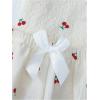 imageVerdusa Womens 2 Piece Pajama Set Matching Pjs Sets Cute Printed Sleepwear Button Up Shirt with Lounge Shorts SetPlus Beige
