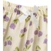 imageVerdusa Womens 2 Piece Pajama Set Matching Pjs Sets Cute Printed Sleepwear Button Up Shirt with Lounge Shorts SetPurple Beige