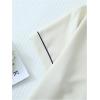 imageVerdusa Womens 2 Piece Pajama Set Matching Pjs Sets Cute Printed Sleepwear Button Up Shirt with Lounge Shorts SetSolid White