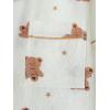 imageVerdusa Womens 2 Piece Pajama Sets Cute PJ Set Button Down Shirts and Shorts SleepwearApricot Bears