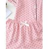 imageVerdusa Womens 2 Piece Pajama Sets Cute PJ Set Button Down Shirts and Shorts SleepwearPink