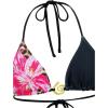 imageVerdusa Womens 3 Piece Swimsuits Metal Leopard Floral Halter Backless Beach Vacation Bikini Sets with Cover Up SkirtBrown