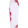 imageVerdusa Womens 3 Piece Swimsuits Metal Leopard Floral Halter Backless Beach Vacation Bikini Sets with Cover Up SkirtWhite