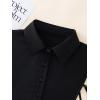 imageVerdusa Womens Fake Collar Detachable Dickey Collar Half Shirts BlouseBlack
