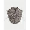 imageVerdusa Womens Fake Collar Detachable Dickey Collar Half Shirts BlouseBrown